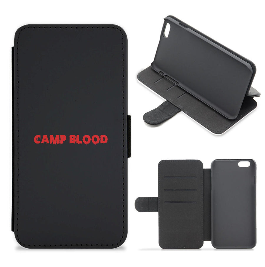 Camp Blood - Friday The 13th Flip / Wallet Phone Case