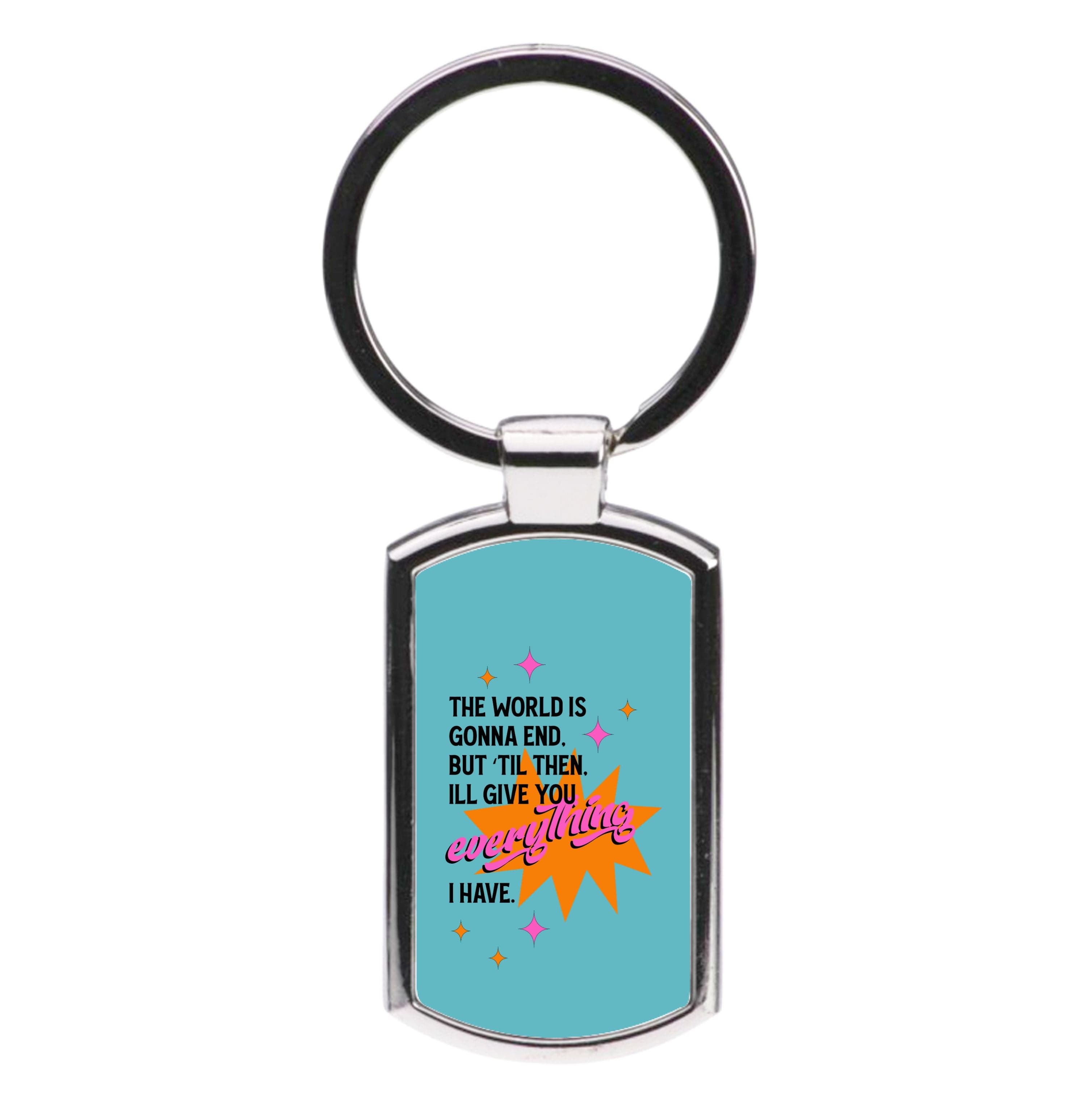 The World Is Gonna End - Fender Luxury Keyring