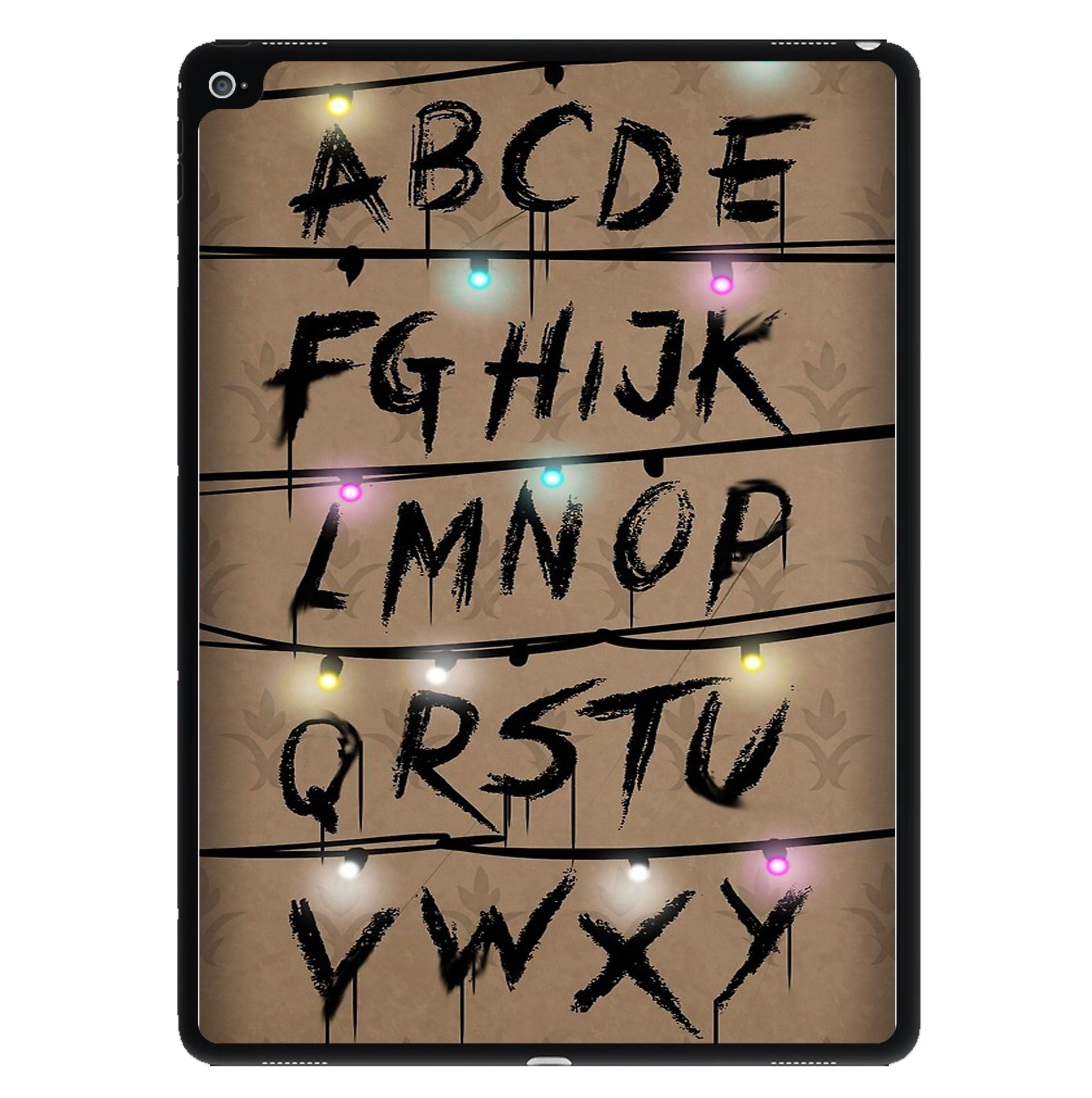 Stranger Alphabet Wall iPad Case