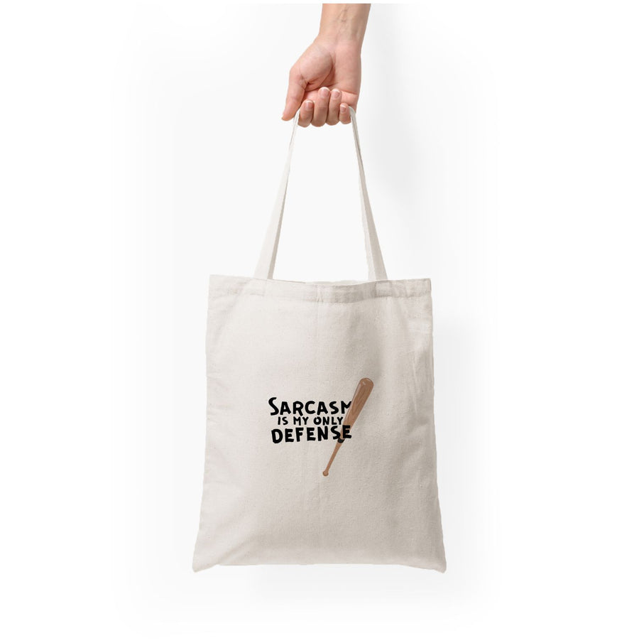 Sarcasm Is My Only Defense - Teen Wolf Tote Bag