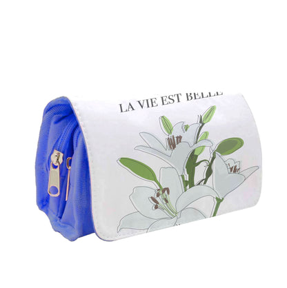 La Vie Est Belle - Clean Girl Aesthetic Pencil Case