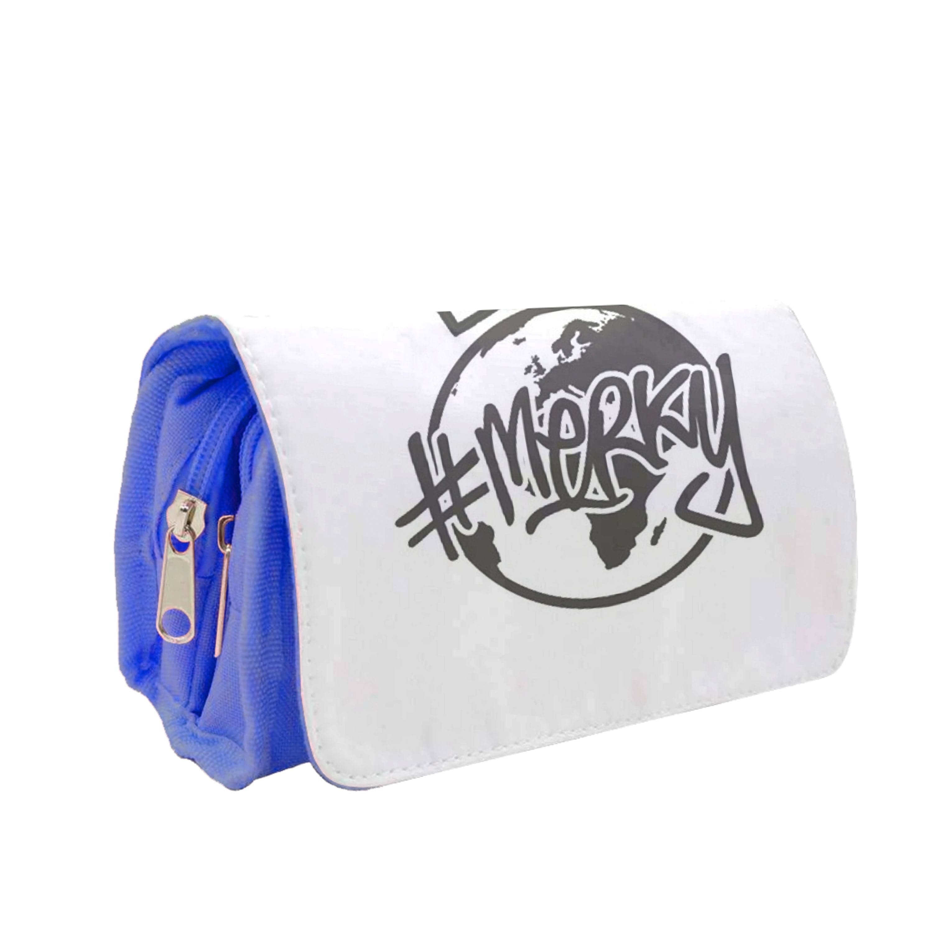 Hashtag Merky Globe Pencil Case