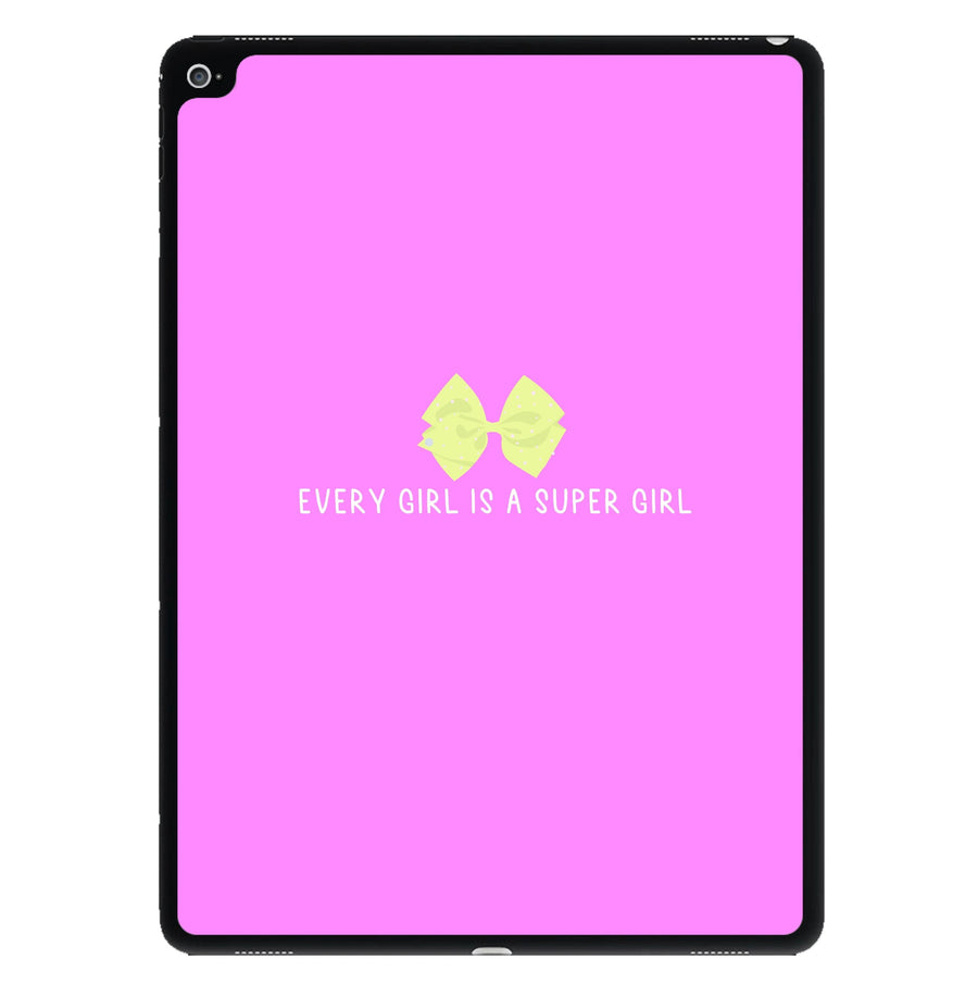 Every Girl Is A Super Girl - JoJo Siwa iPad Case