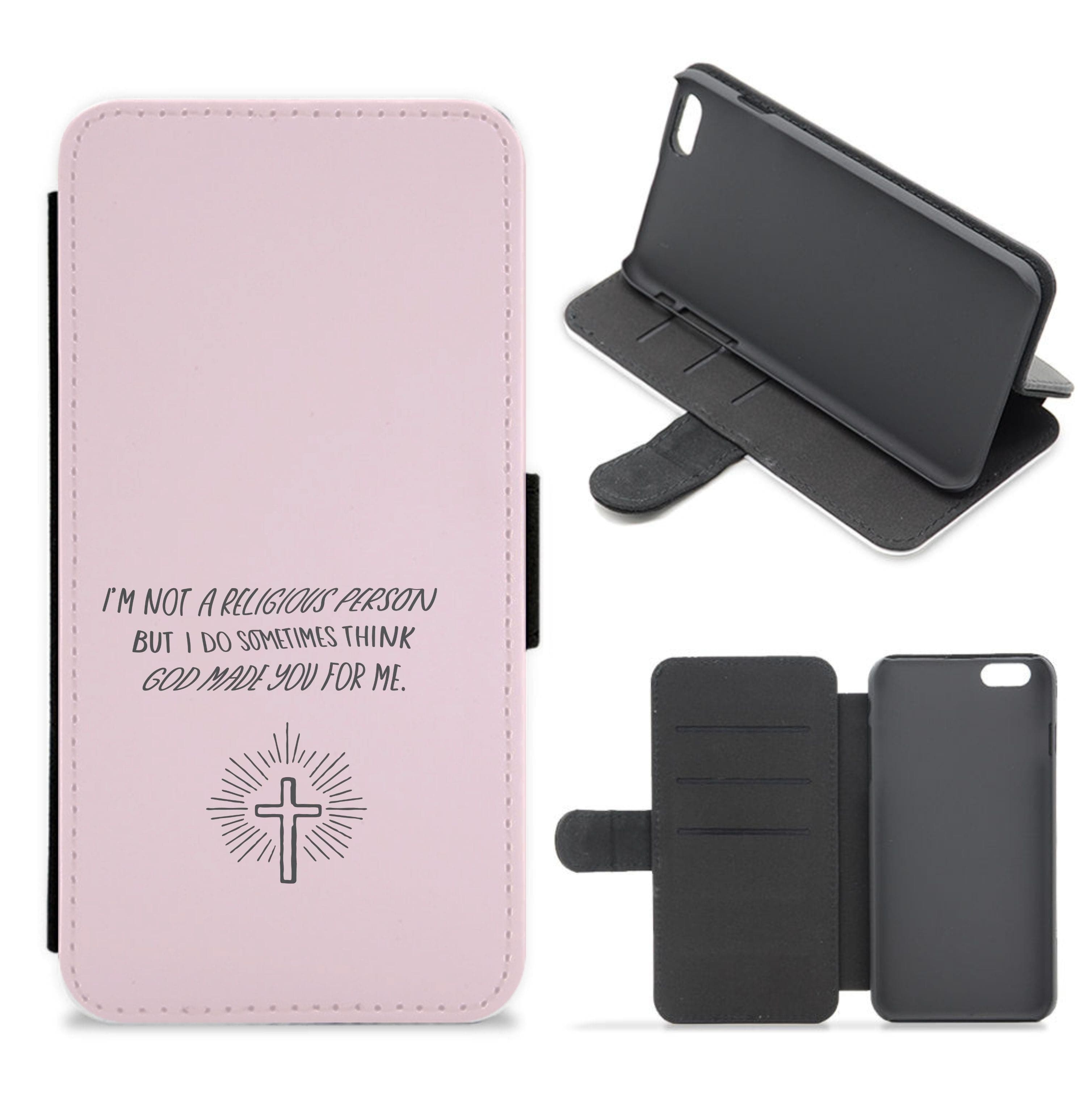 I'm Not A Religious Person Flip / Wallet Phone Case