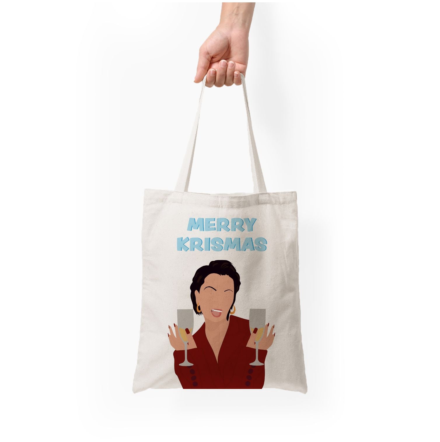 Merry Krismas Christmas Tote Bag