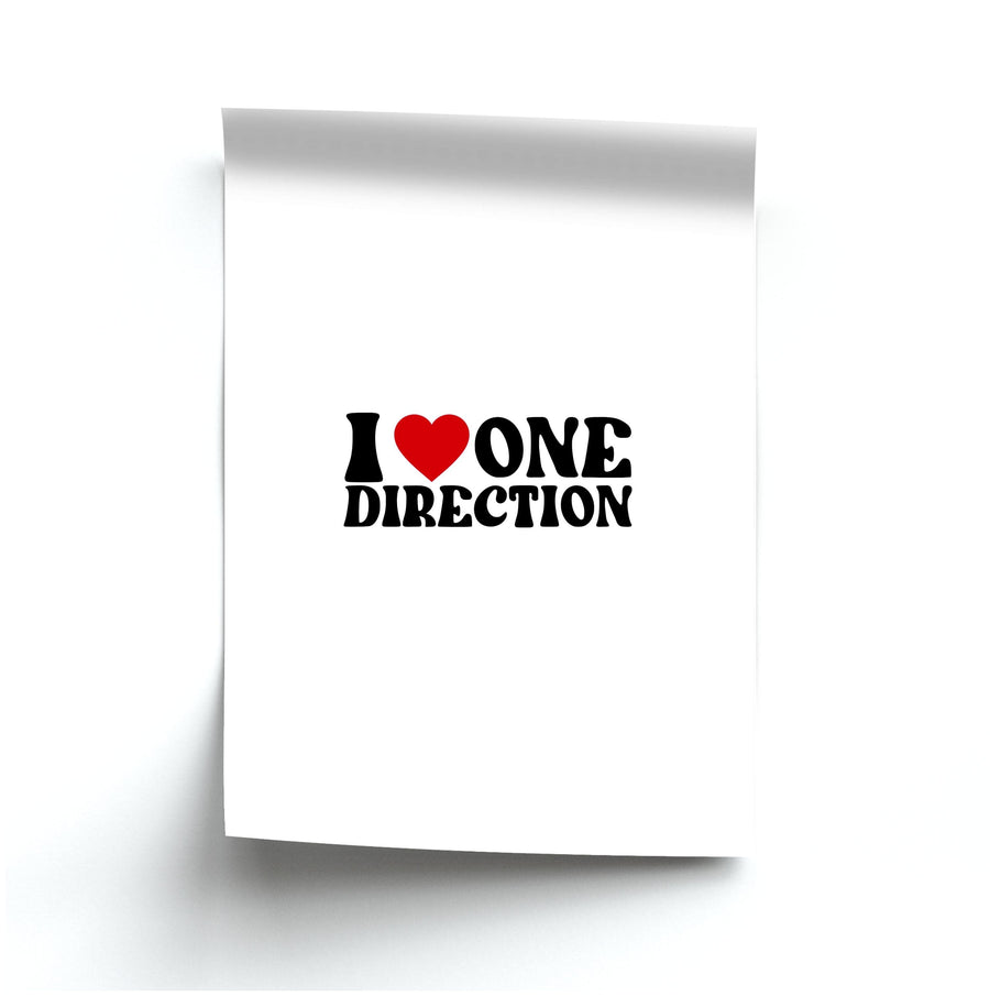 I Love One Direction Poster