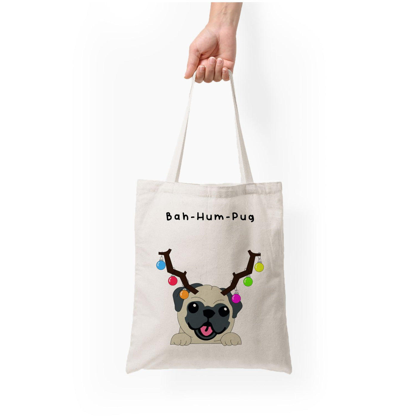 Buh-hum-pug - Christmas Tote Bag