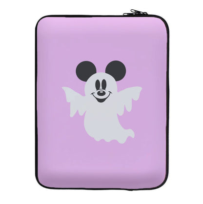 Mouse Ghost Halloween Laptop Sleeve