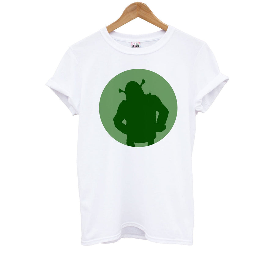 Shrek Outline Kids T-Shirt