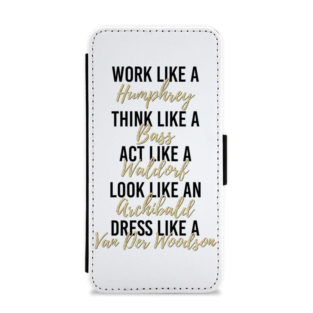 Like A Gossip Girl Flip / Wallet Phone Case - Fun Cases