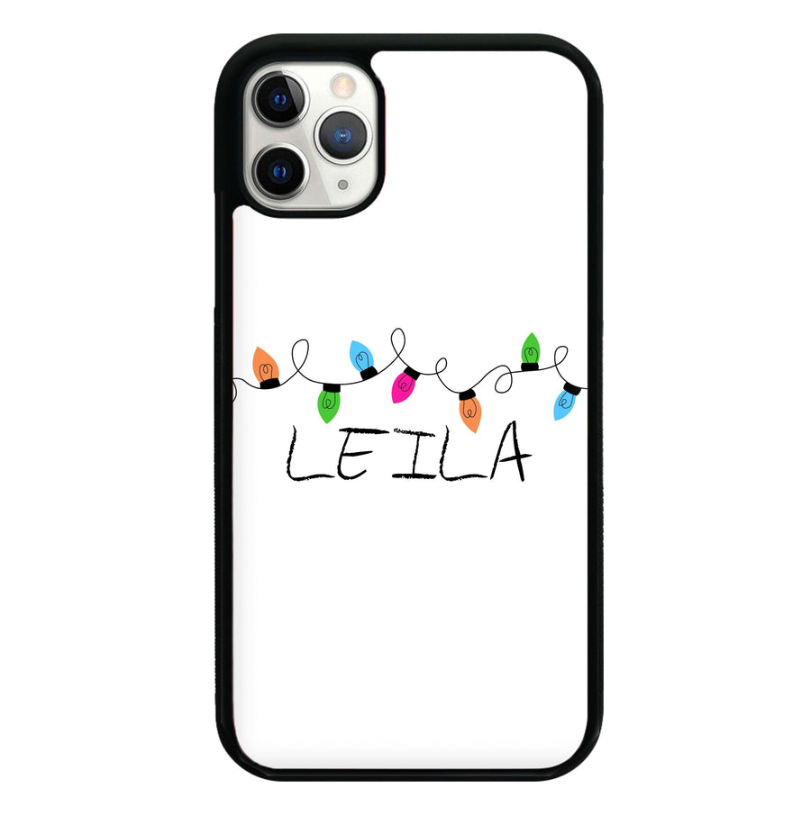 Fairy Lights - Personalised Stranger Things Phone Case