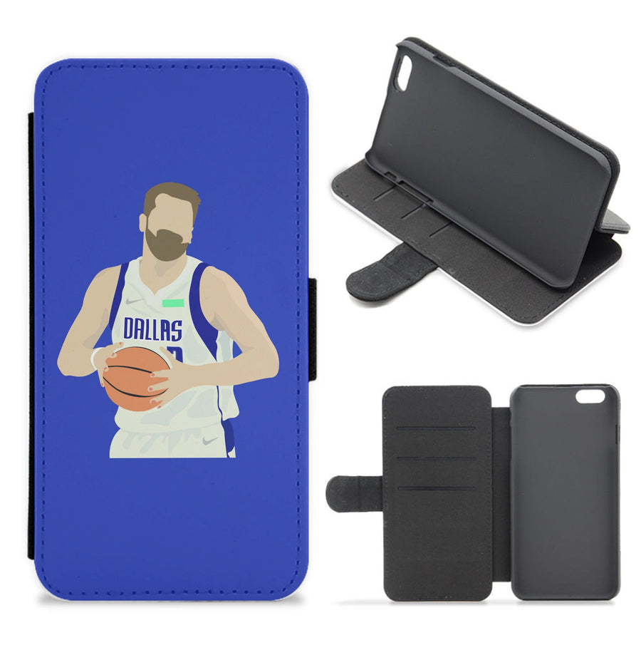 Luka Doncic - Basketball  Flip / Wallet Phone Case