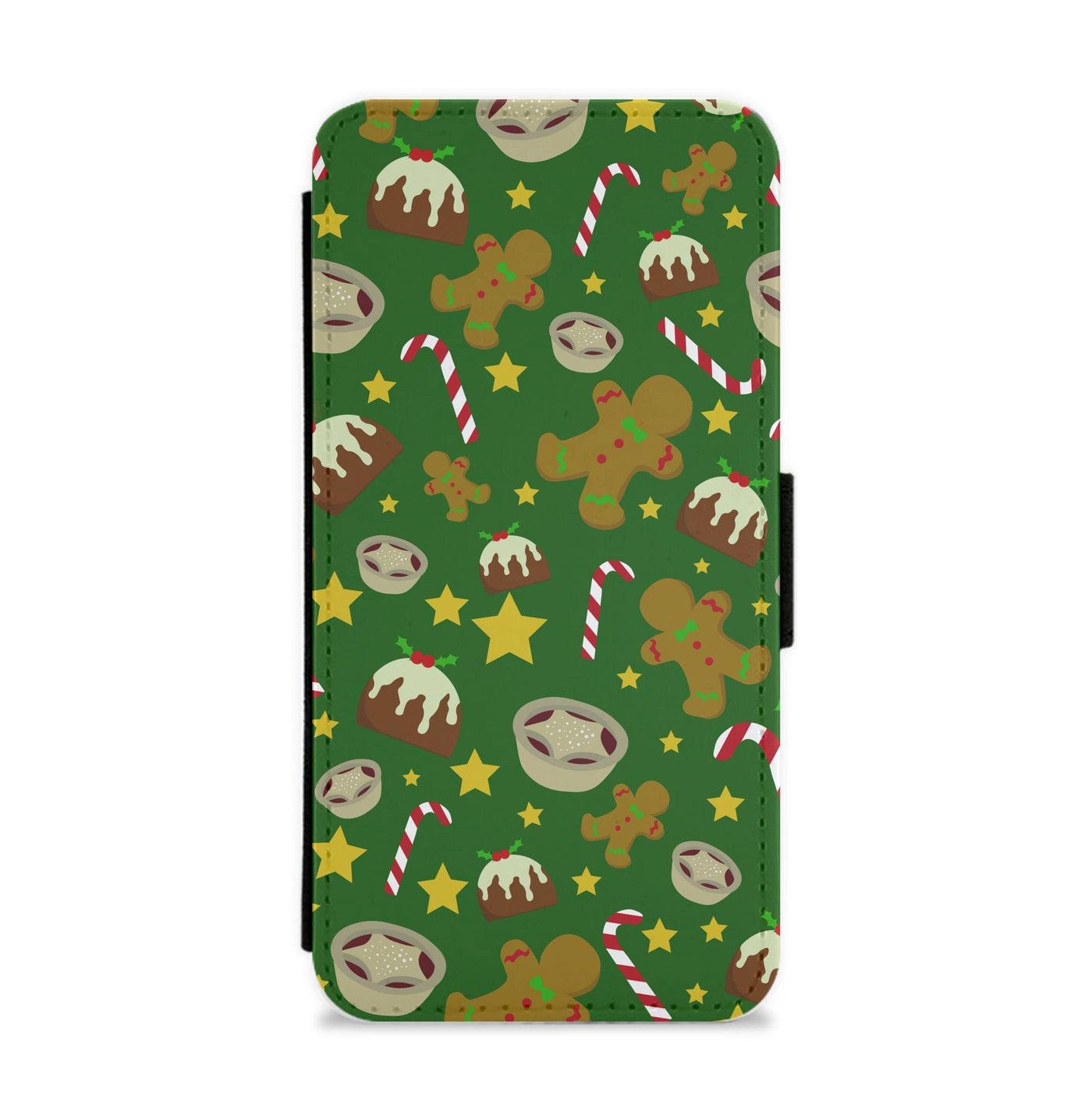 Festive - Christmas Patterns Flip / Wallet Phone Case