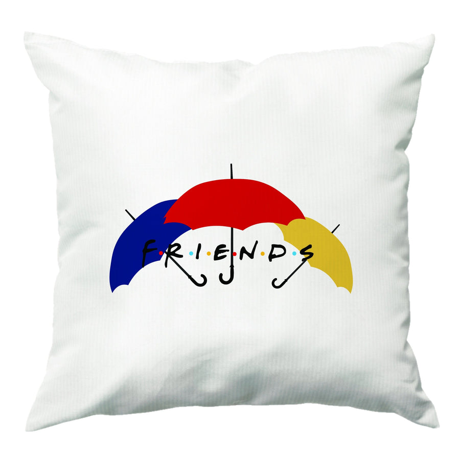 Umbrella Friends  Cushion