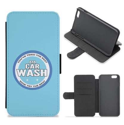 A1A Car Wash - Breaking Flip / Wallet Phone Case