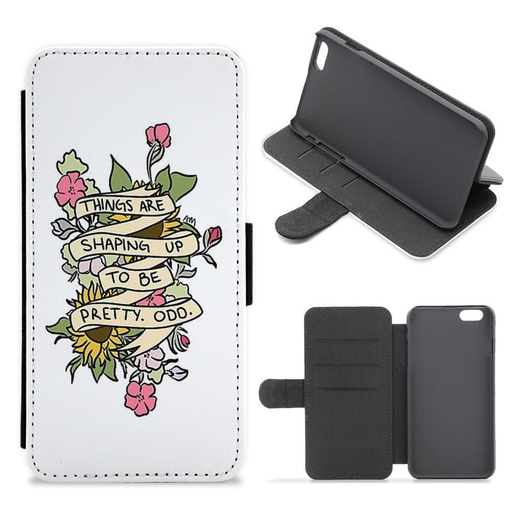 Things are Shaping up to be Pretty Odd Flip / Wallet Phone Case - Fun Cases