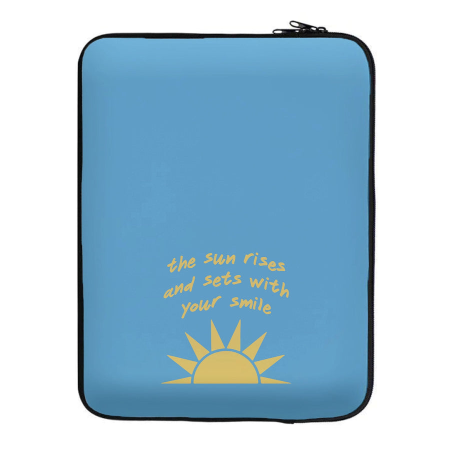 The Sun Rises And Sets With Your Smile - The Seven Husbands of Evelyn Hugo  Laptop Sleeve