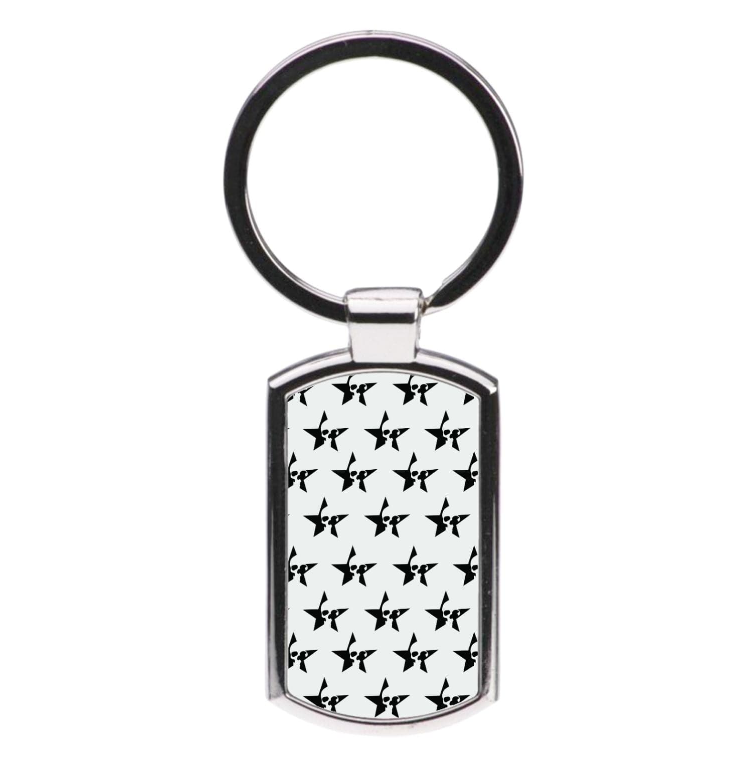 Skulls And Stars - Skate Aesthetic  Luxury Keyring