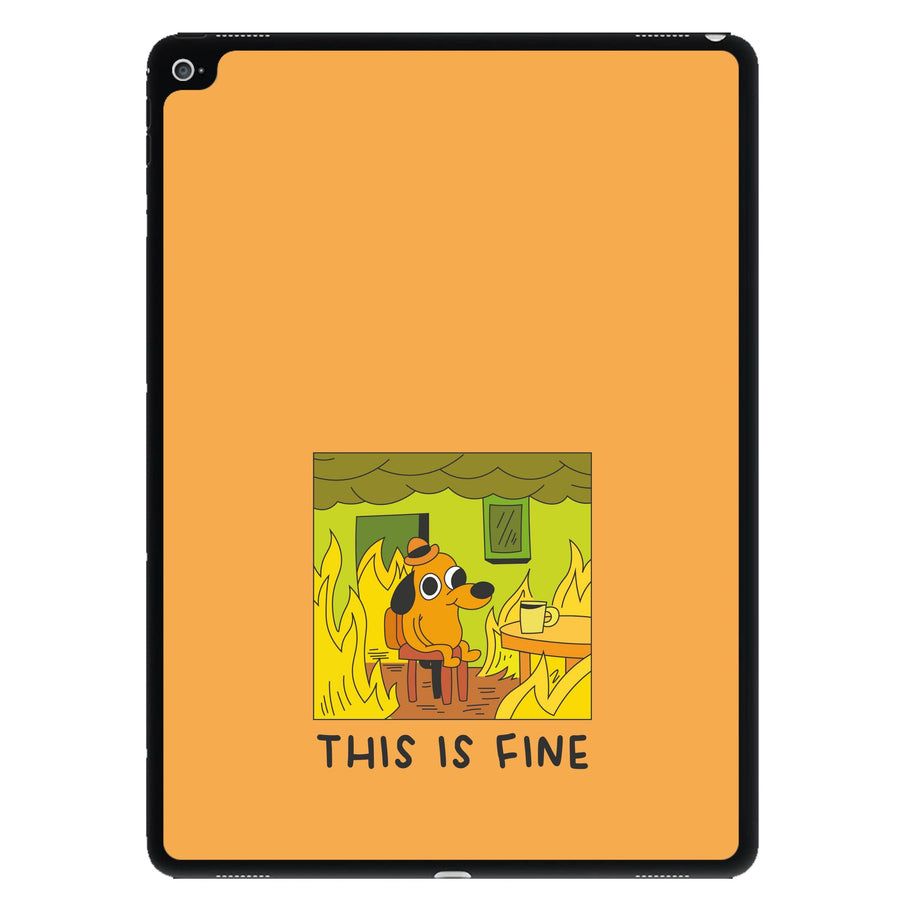 This Is Fine - Memes iPad Case