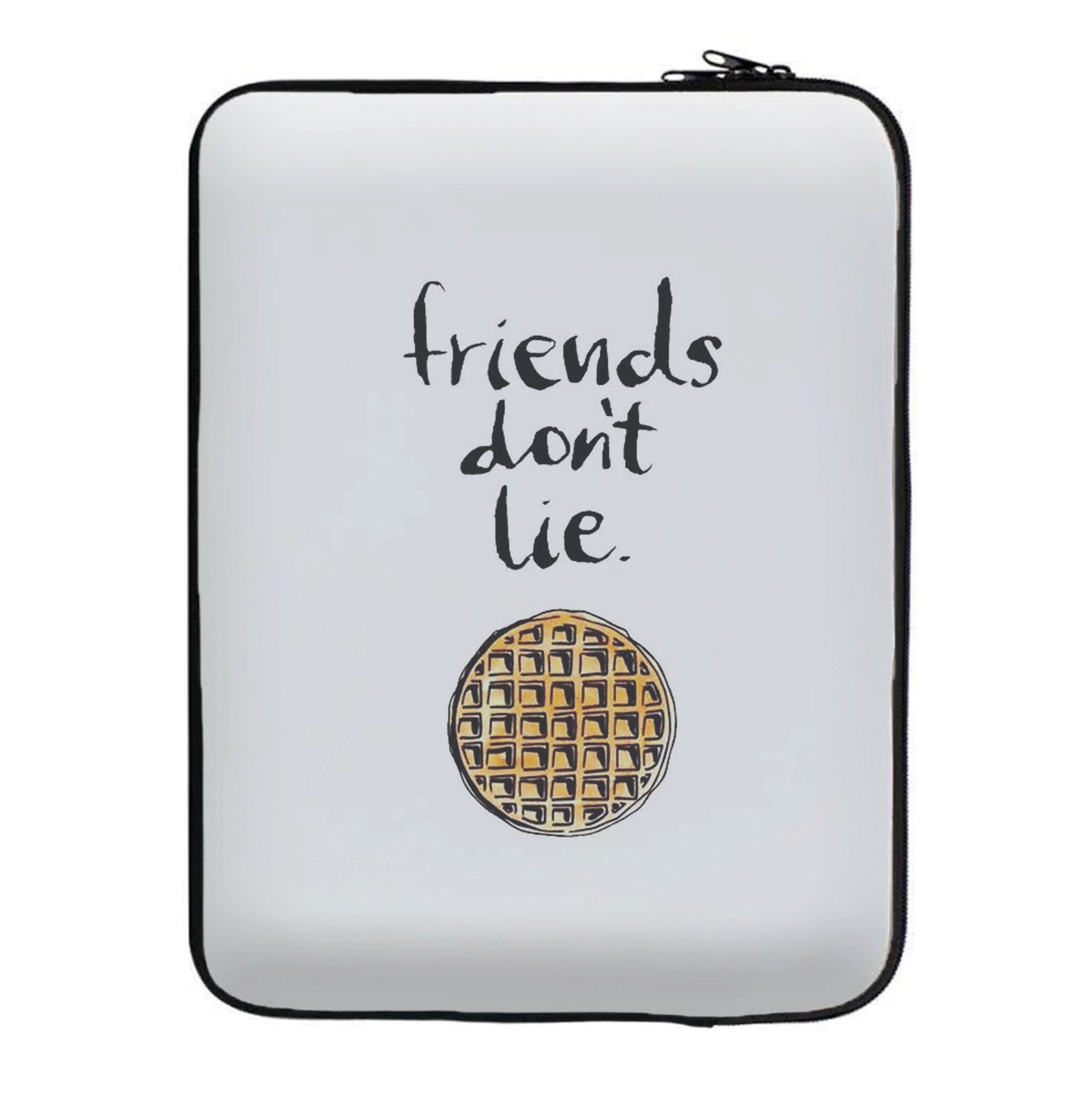 Friends Don't Lie Waffle Laptop Sleeve