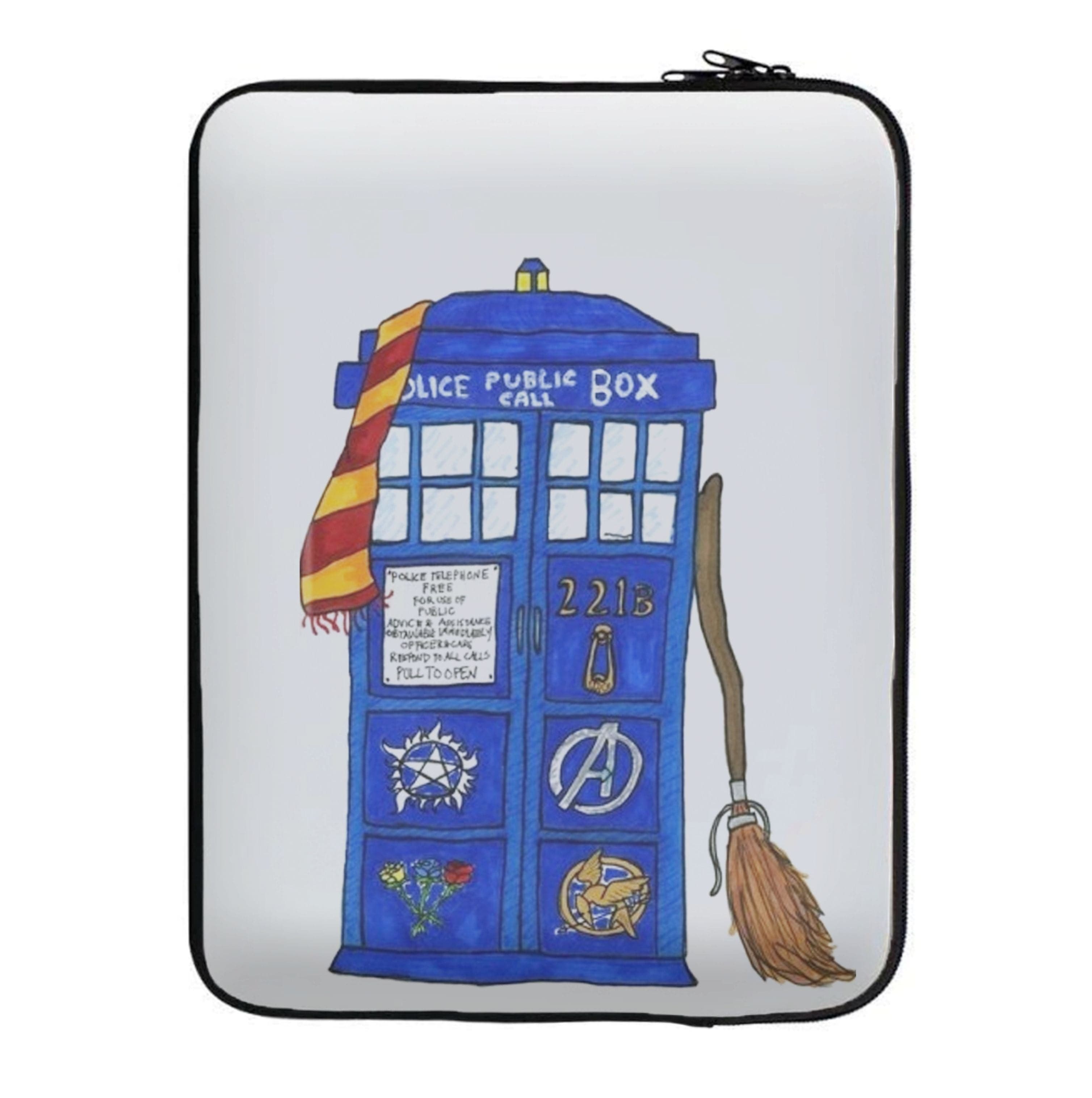 Multifandom Cartoon Laptop Sleeve