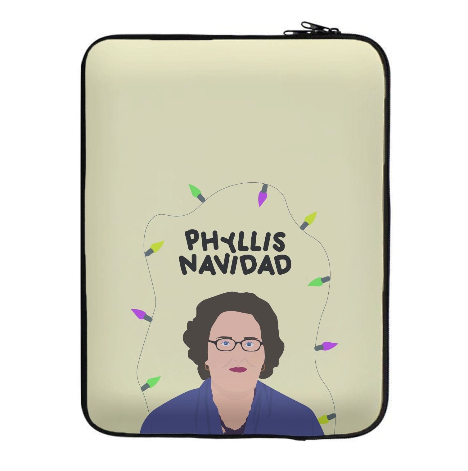 Phyllis Navidad Laptop Sleeve