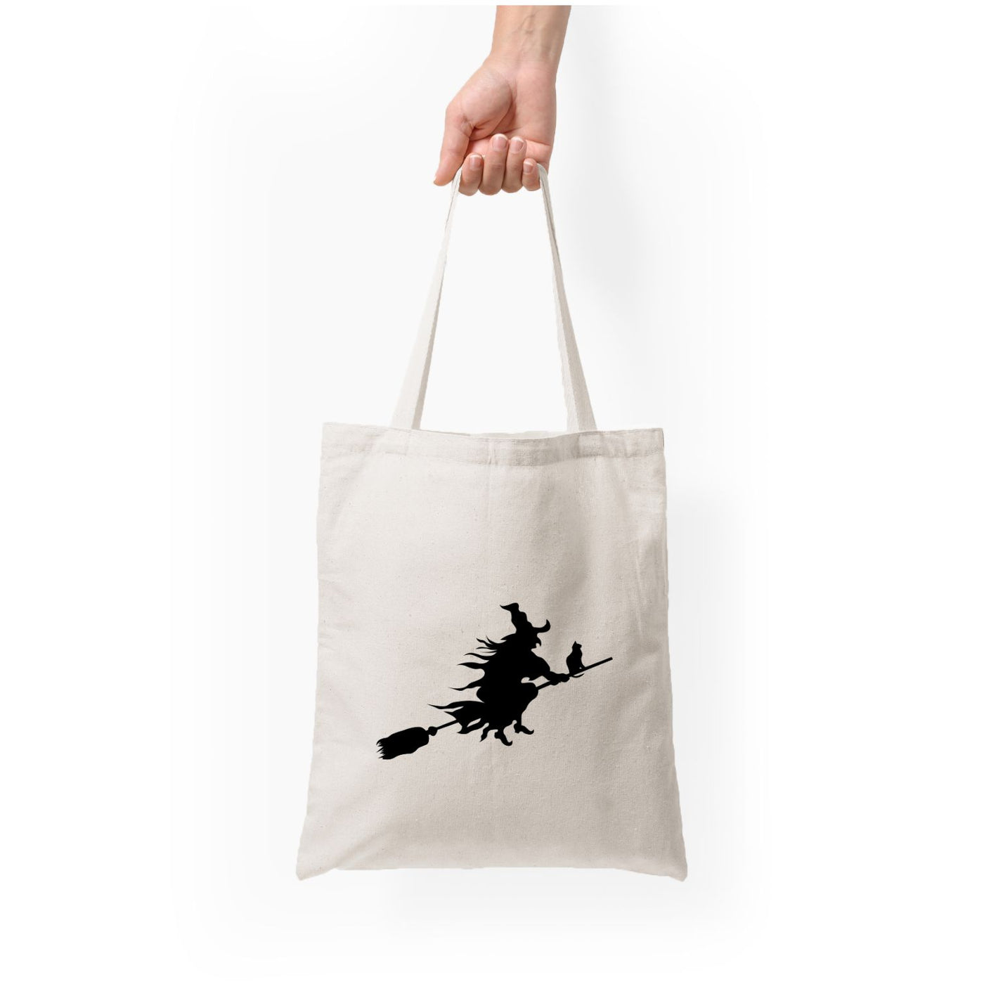 Witch And Cat - Halloween Tote Bag