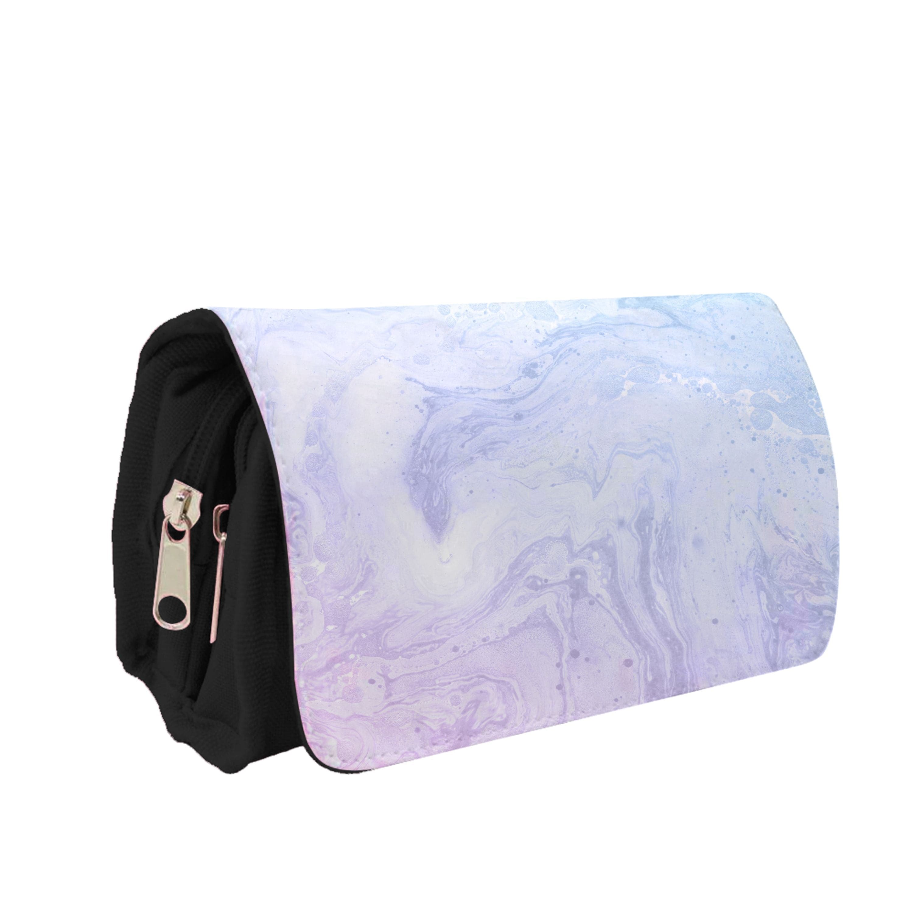 Purple Marble Pencil Case