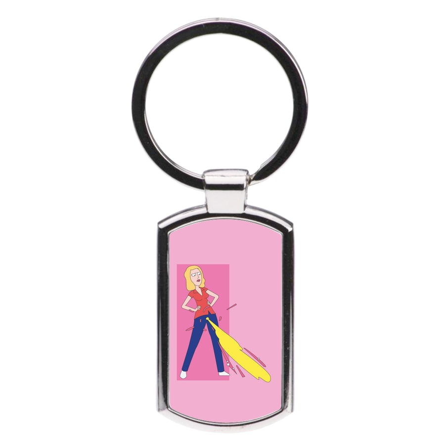 Beth - Rick And Morty Luxury Keyring