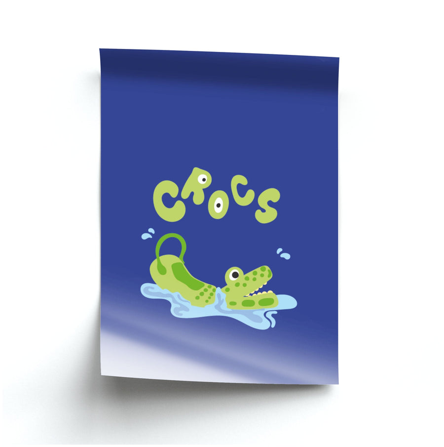 Crocadile - Crocs Poster