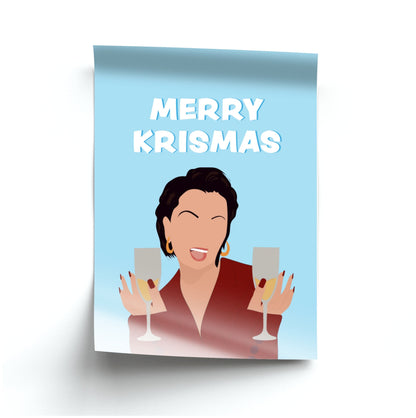 Merry Krismas Christmas Poster