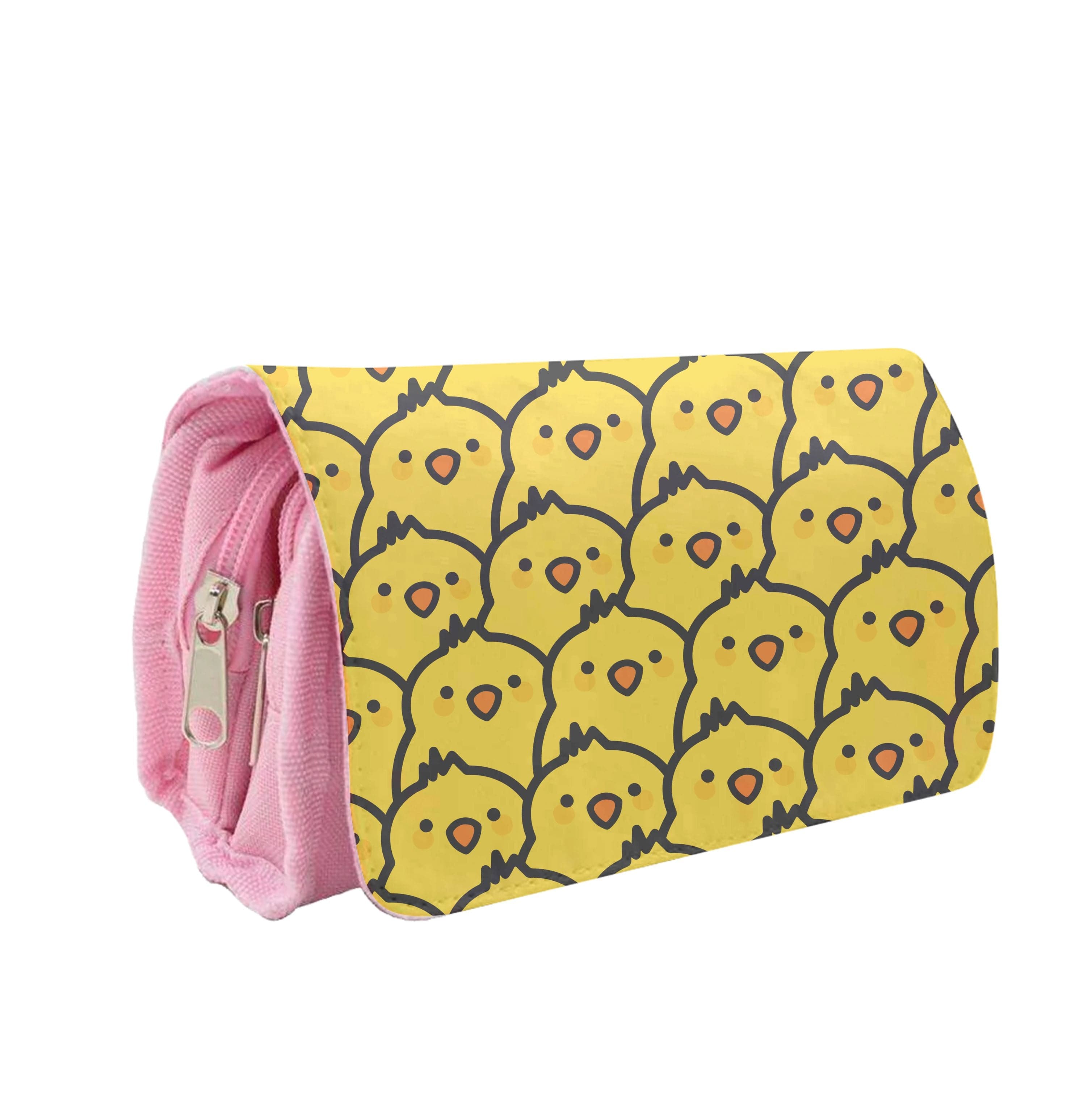 Chick Pattern Pencil Case