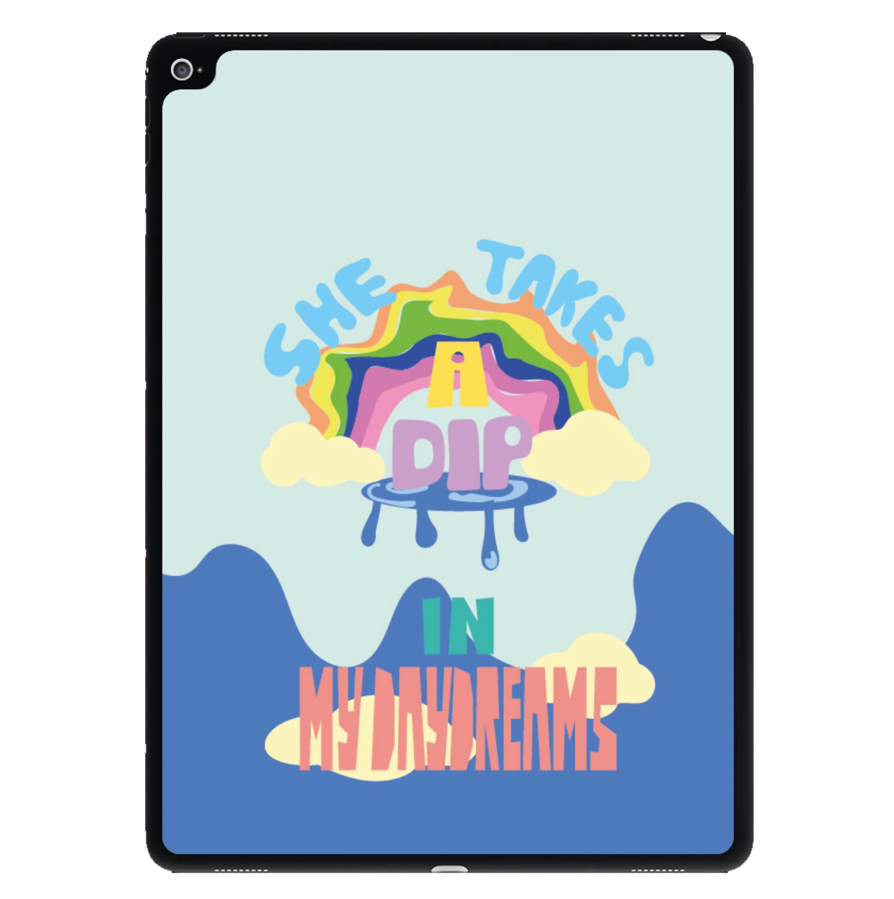 She takes a dip in my daydreams iPad Case