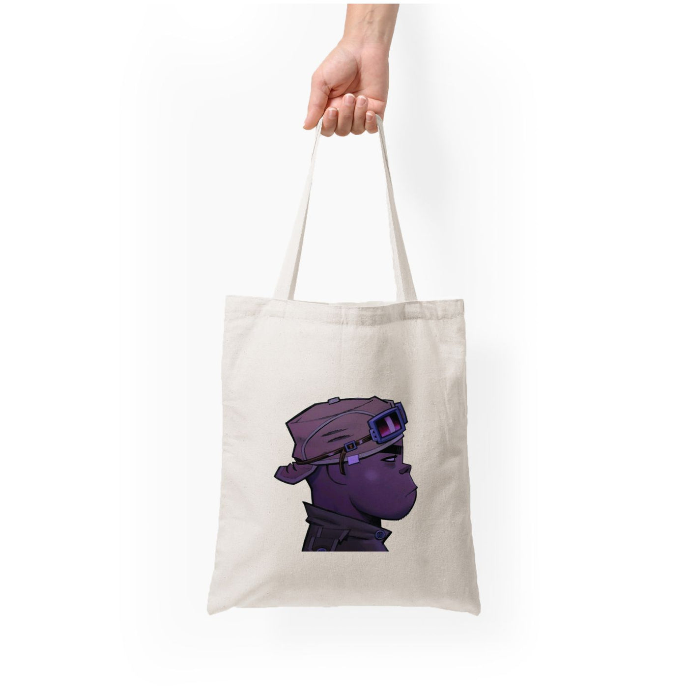 Purple 2d - Gorillaz Tote Bag