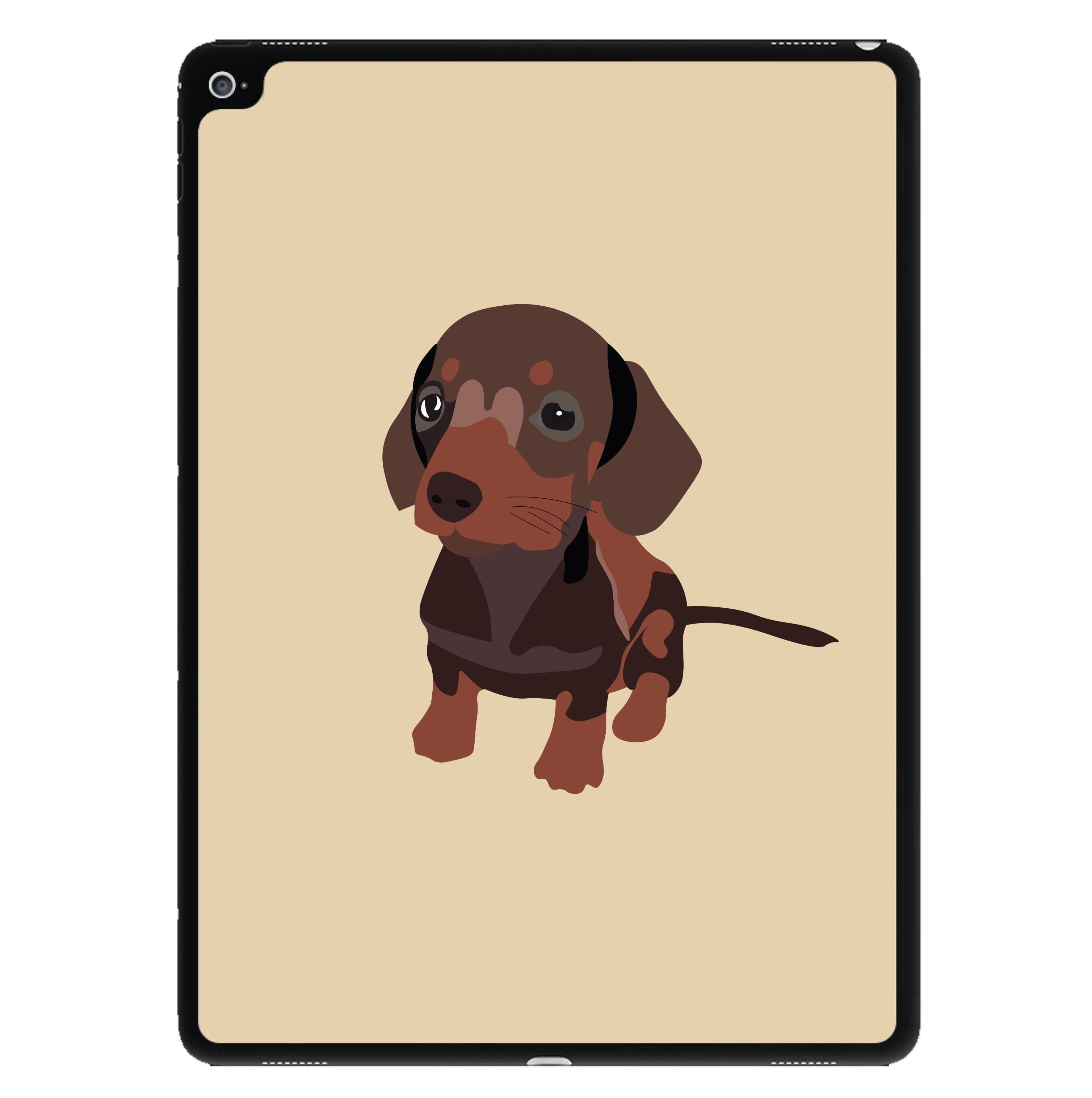 Brown - Dachshunds iPad Case