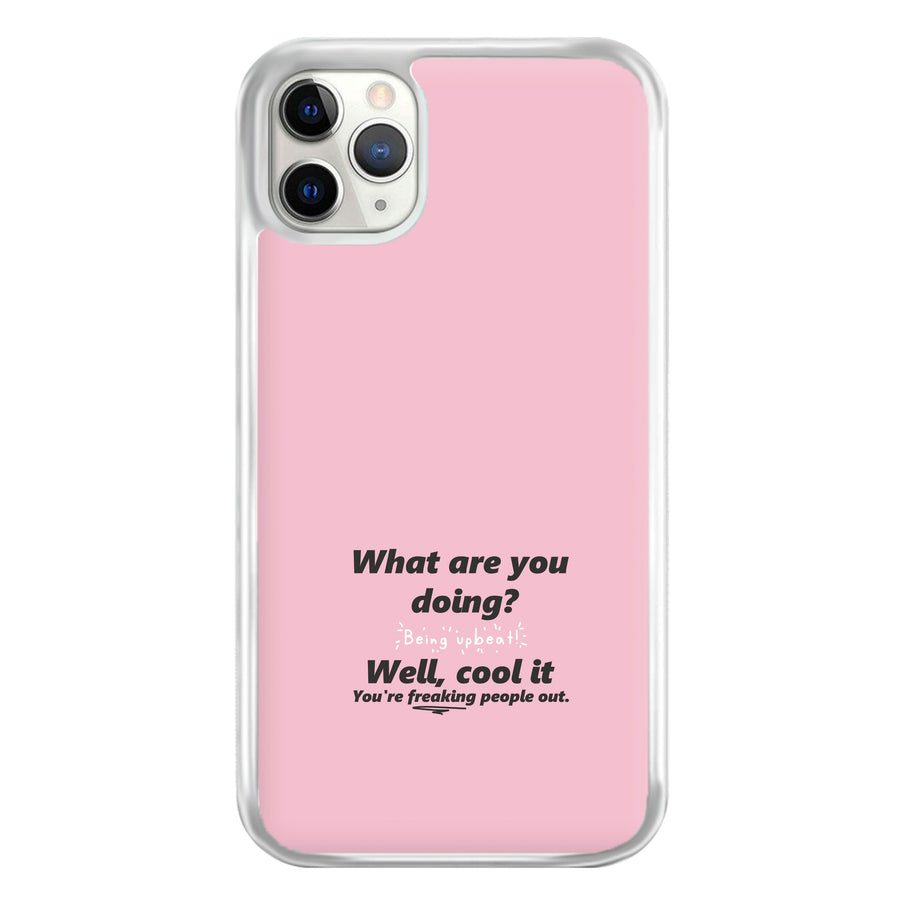 What Are You Doing - Jenna Ortega Phone Case