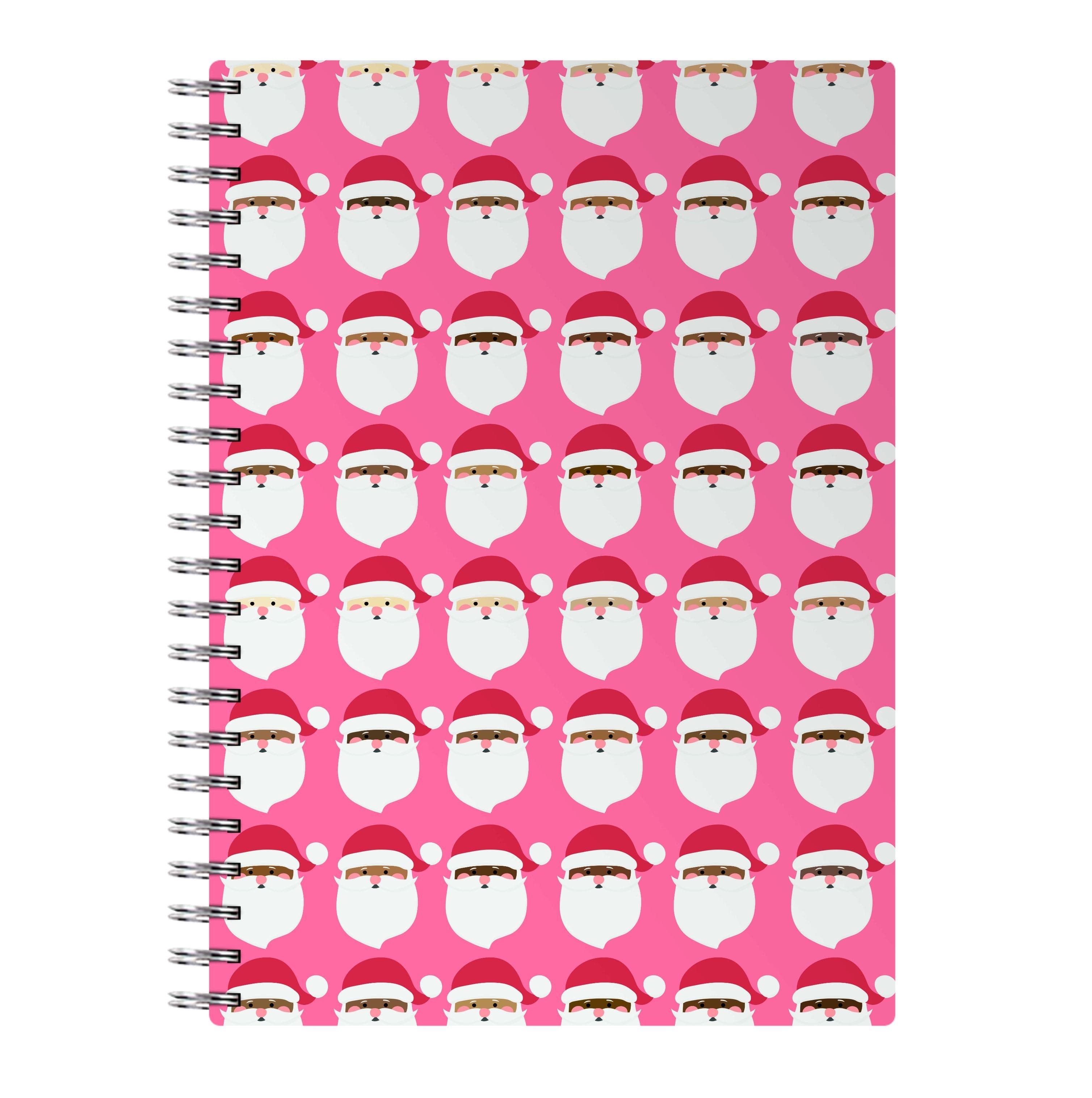 Santa Pattern - Christmas Patterns Notebook