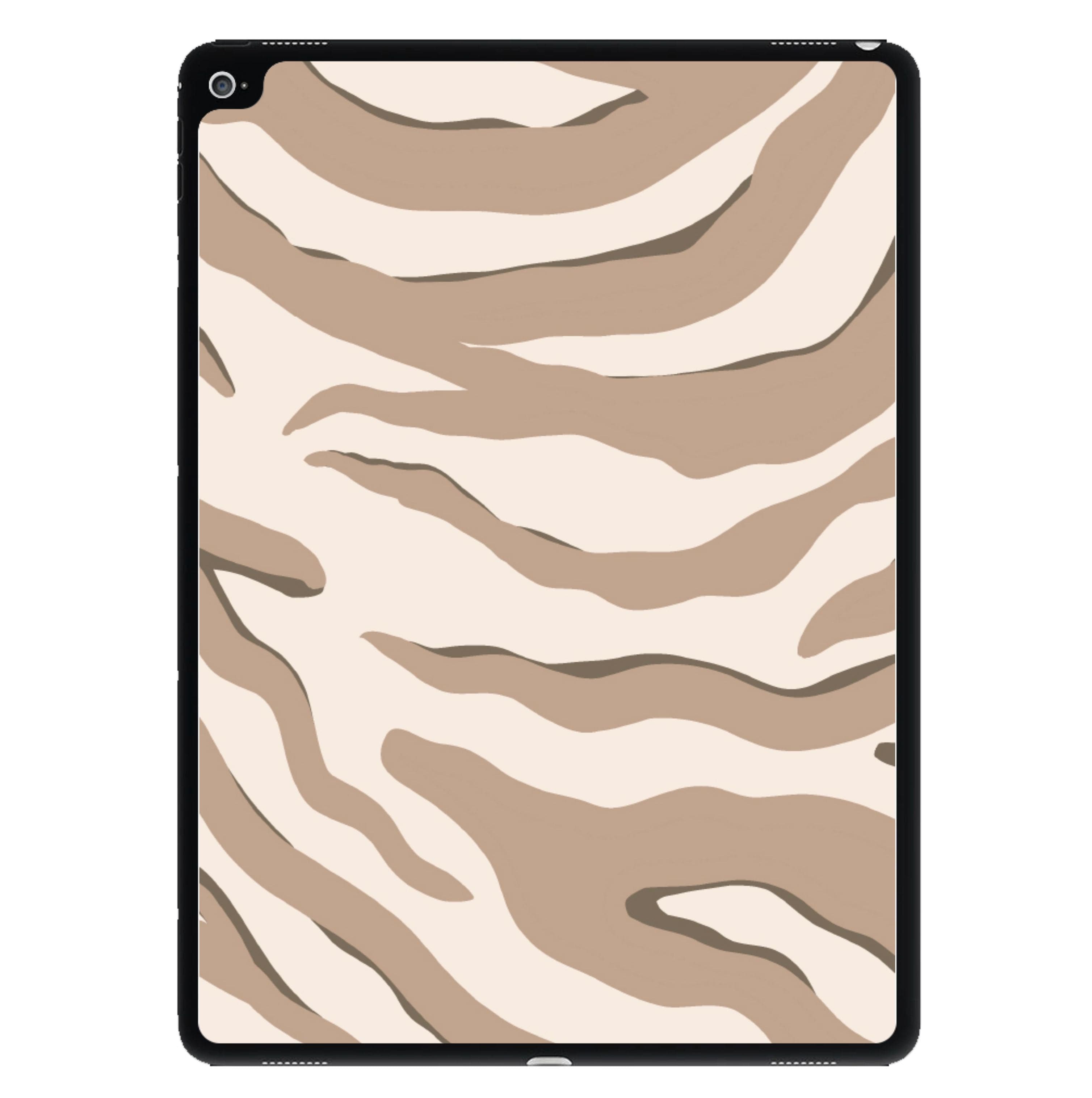 Neutral Tiger Print  iPad Case