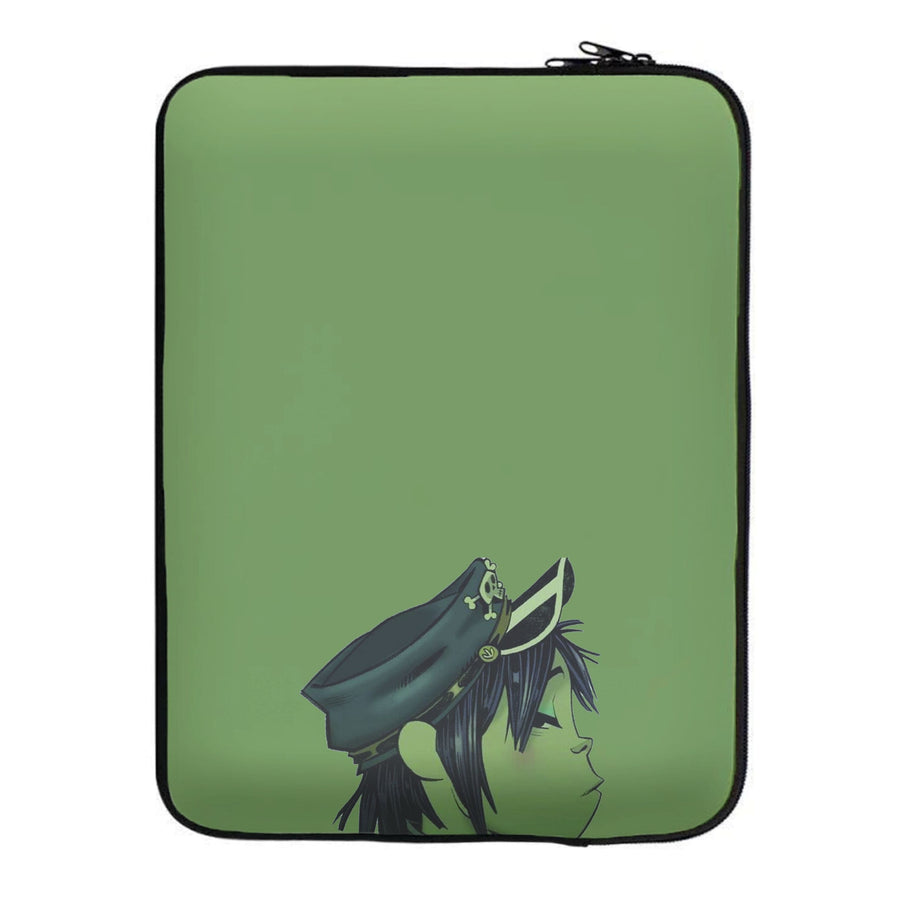 Green 2d - Gorillaz Laptop Sleeve