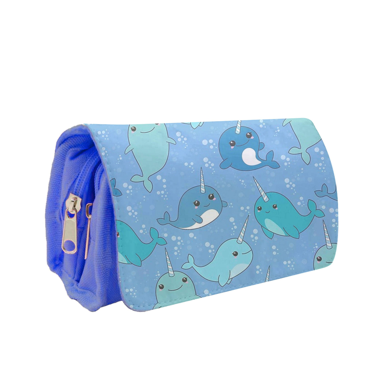 Narwhal Pattern Pencil Case