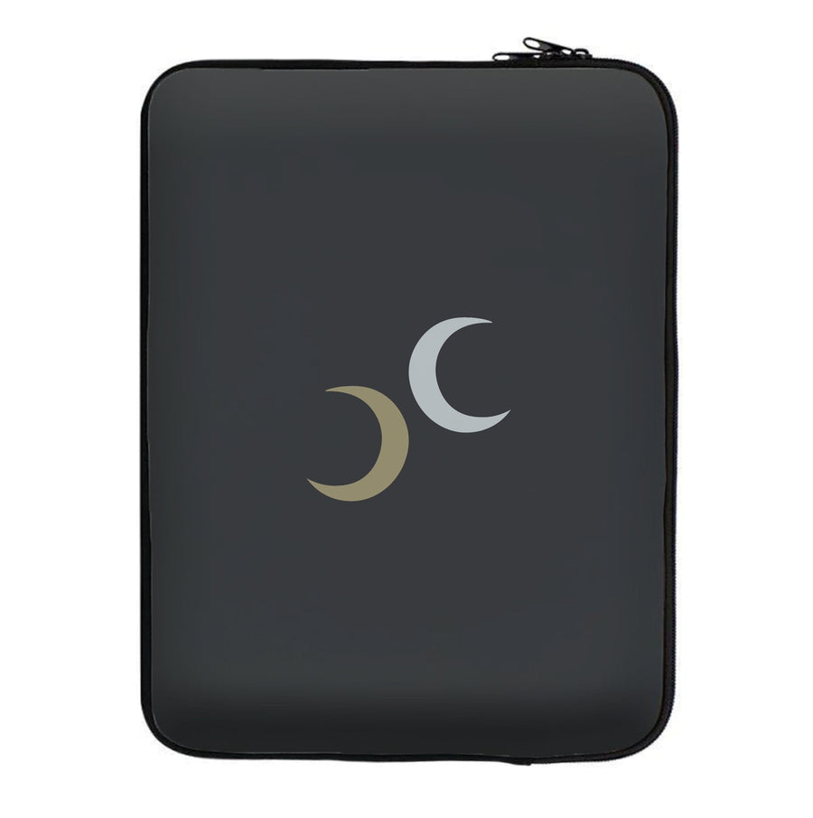 Gold And Silver Moons - Moon Knight Laptop Sleeve