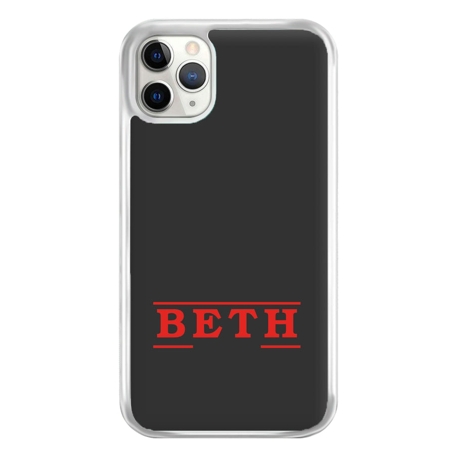 Title - Personalised Stranger Things Phone Case