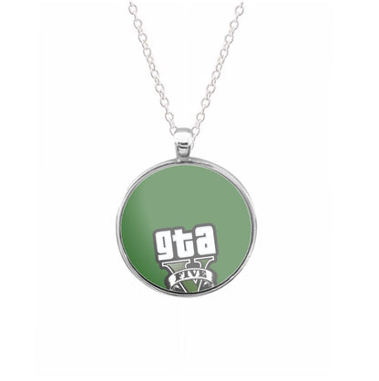 Green Five - Video Game Necklace