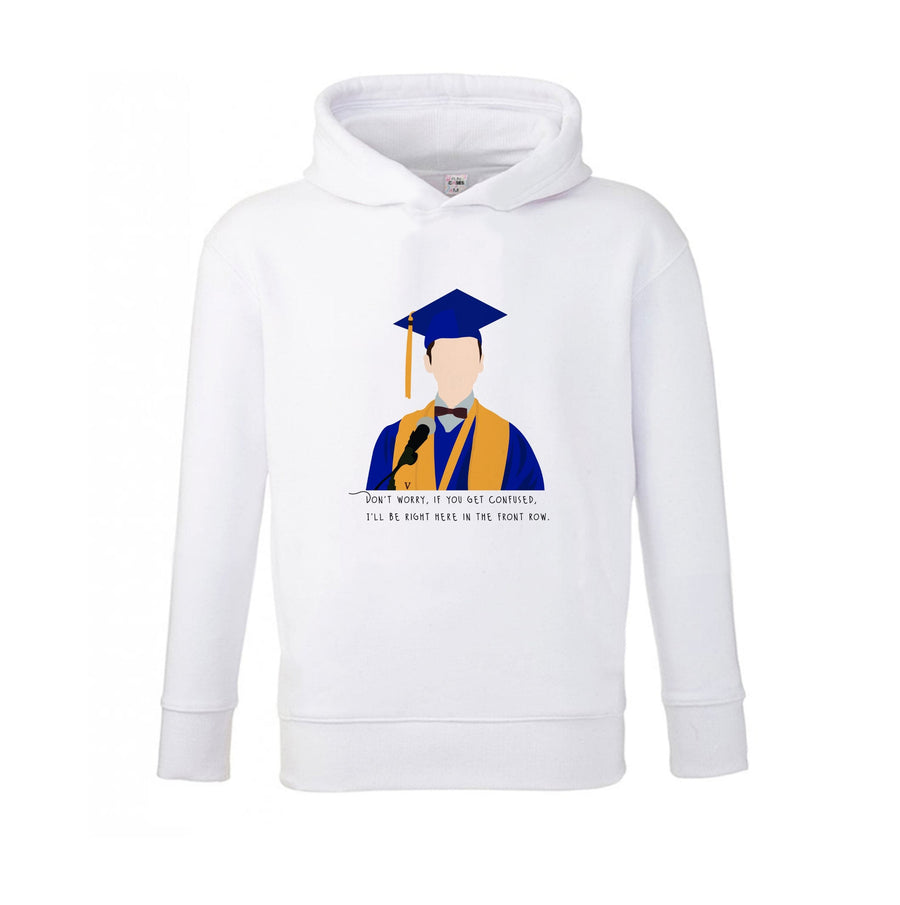 I'll Be Right Here In The Front Row - Young Sheldon Kids Hoodie