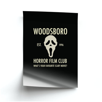 Woodsboro Horror Film Club - Scream Poster