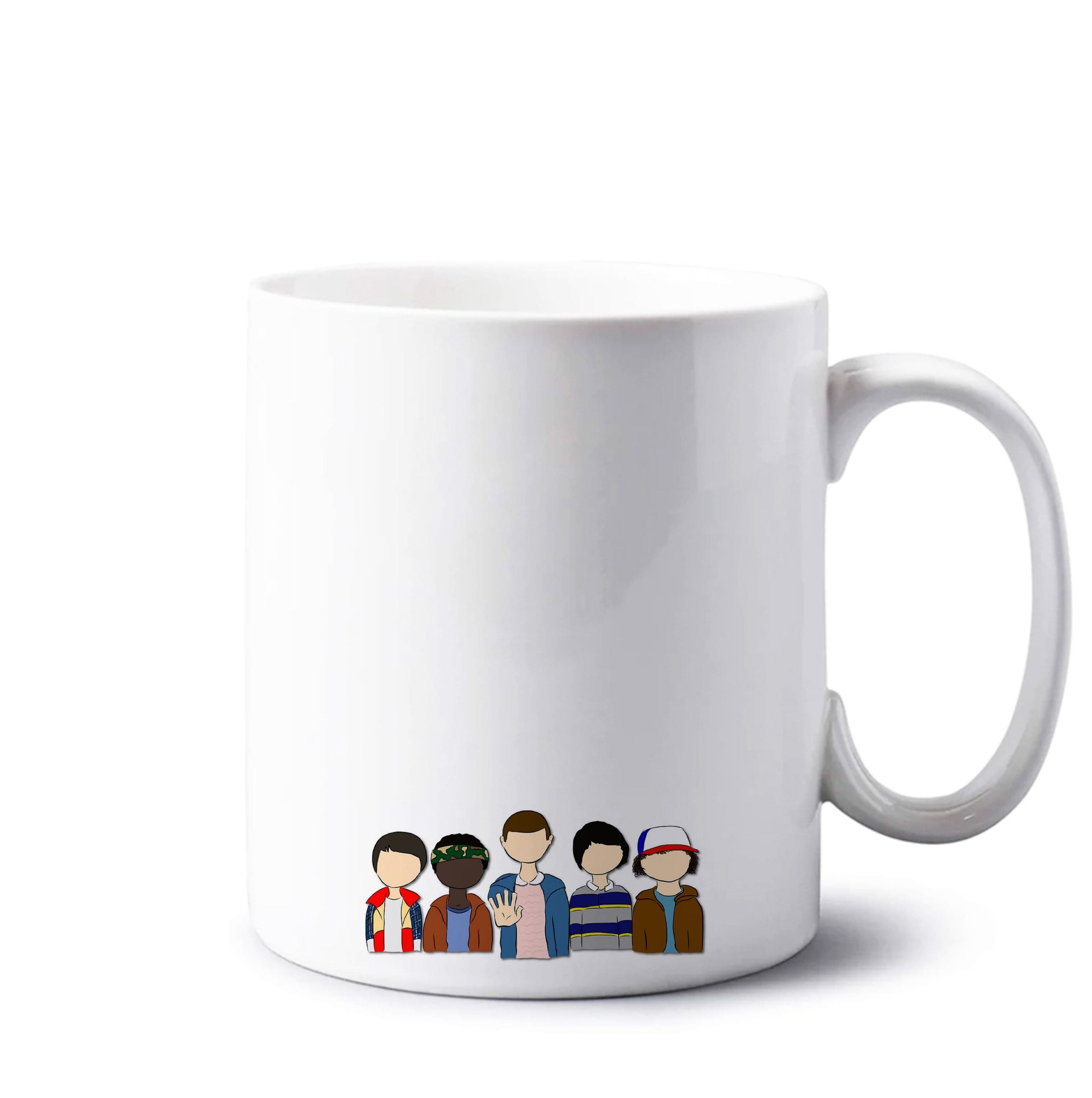 Stranger Cartoon Characters Mug