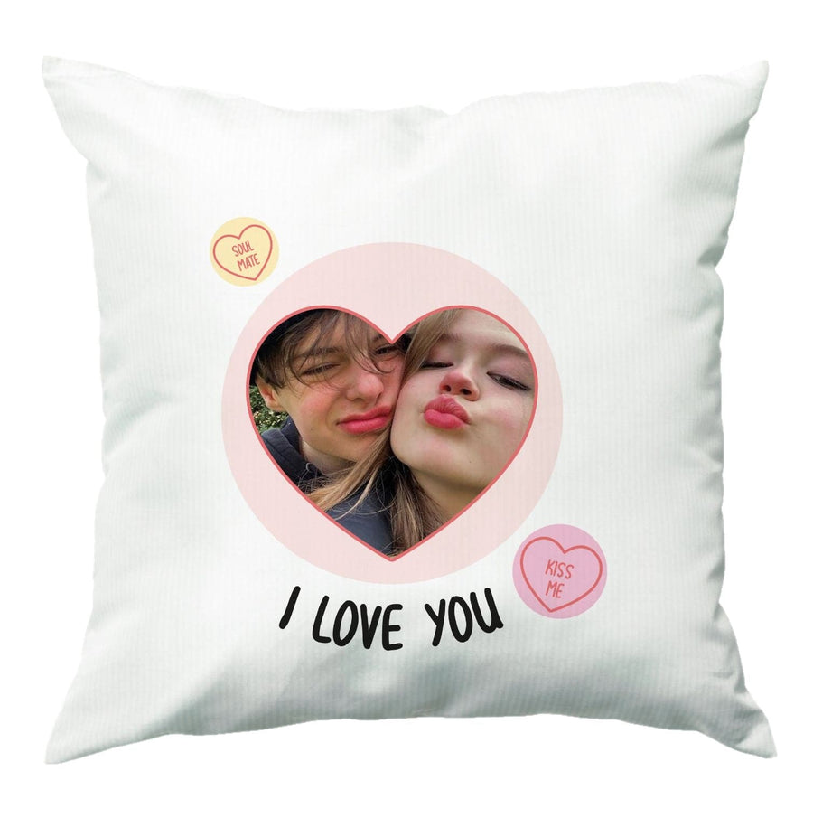 I Love You - Personalised Couples Cushion