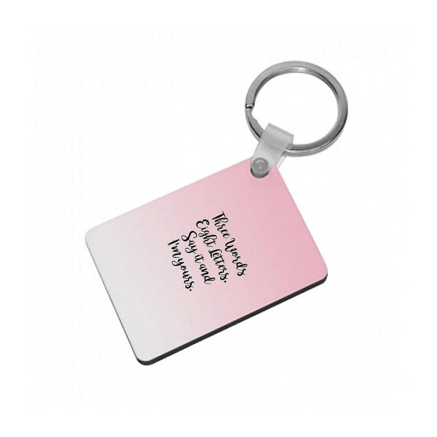 Three Words, Eight Letters - Gossip Girl Keyring - Fun Cases