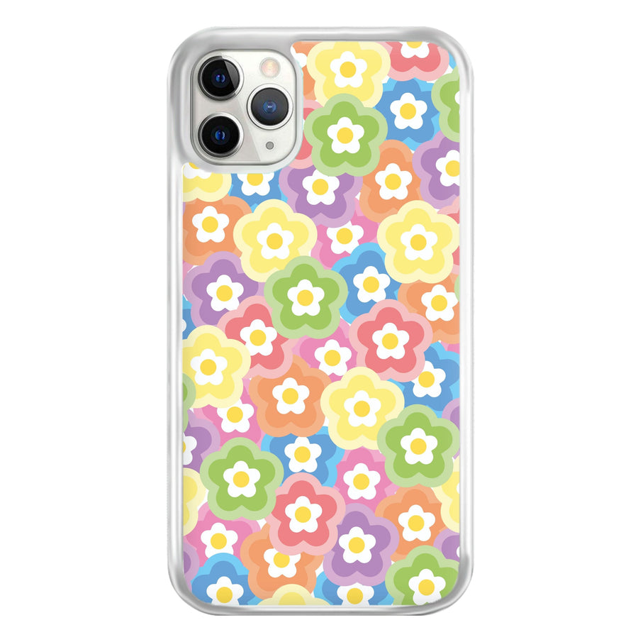 Psychedelic Flowers - Floral Patterns Phone Case