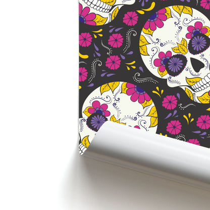 Calavera Pattern - Halloween Poster